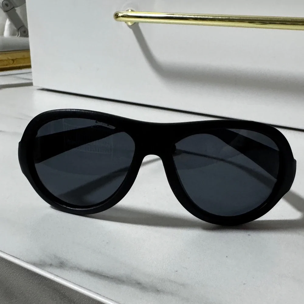 RIVBOS Polarized Sunglasses Unisex Kids Black New RBK067 Sporty Flexible